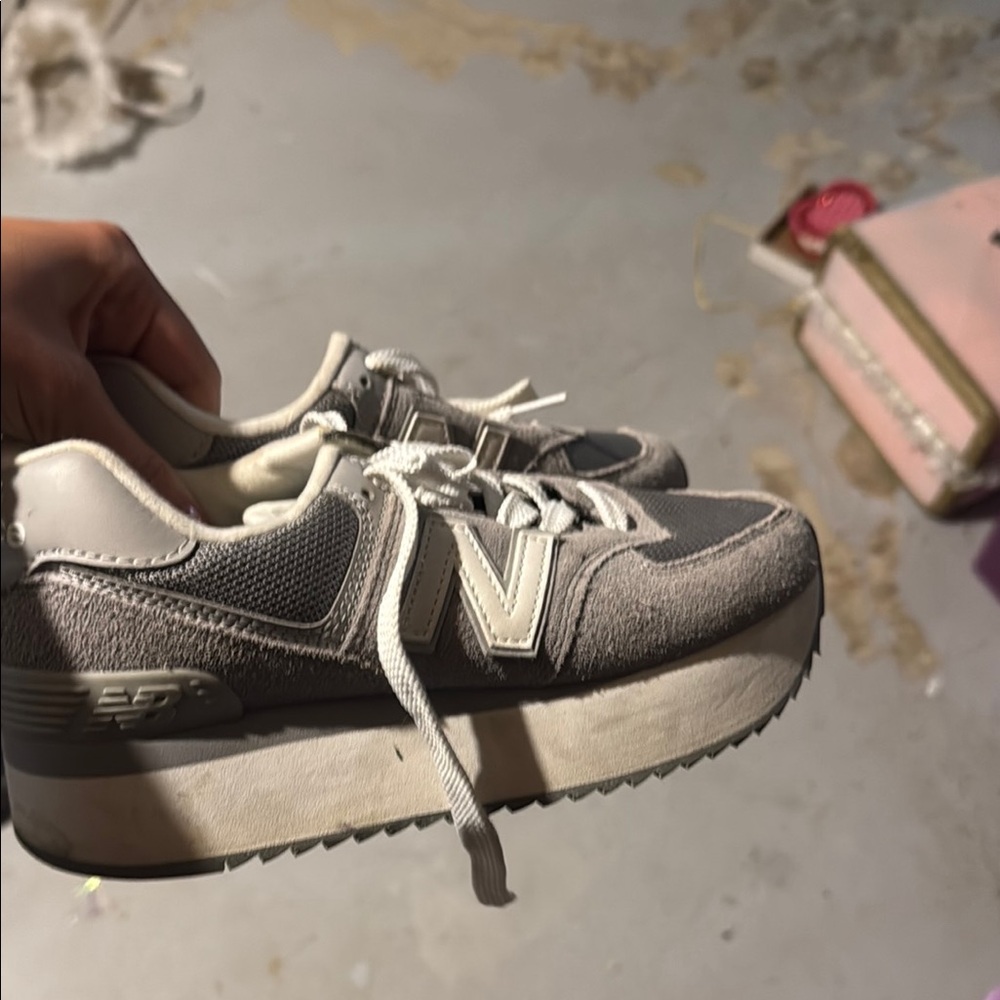 New Balance Gray Sneakers Classic Minimalist Design